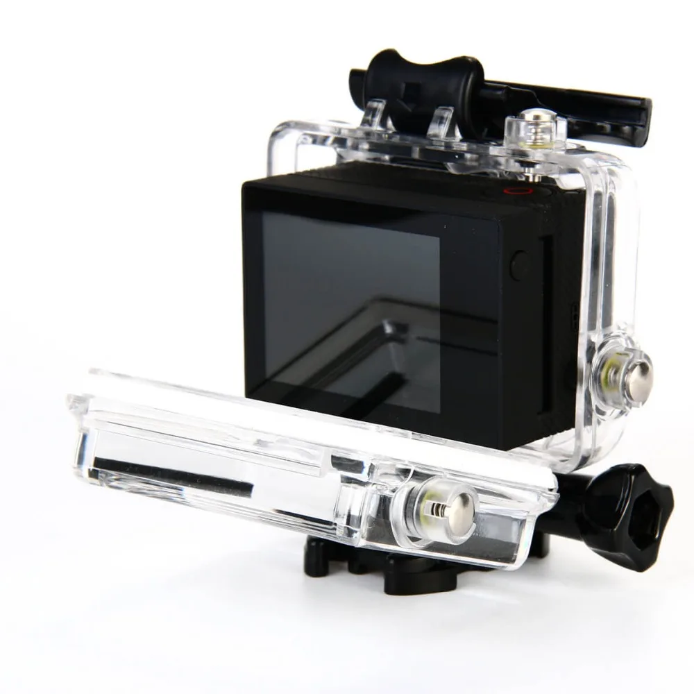 Gopro Hero 3 Accessories 60M Underwater Waterproof LCD Version Housing Case+Gopro LCD BacPac Display Screen For Gopro Hero 3 (4)