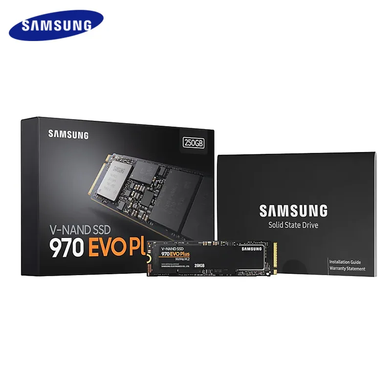 100% Original SAMSUNG 970 EVO PLUS M.2 SSD 250GB 500GB Interne Solid State Disk Festplatte PCIe 30