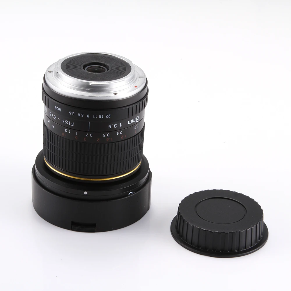 Сверхширокоугольный объектив рыбий глаз 8 мм f/3 5 для Nikon D7200 D7100 D7000 D5300 D5200 5100 D5000 D3100