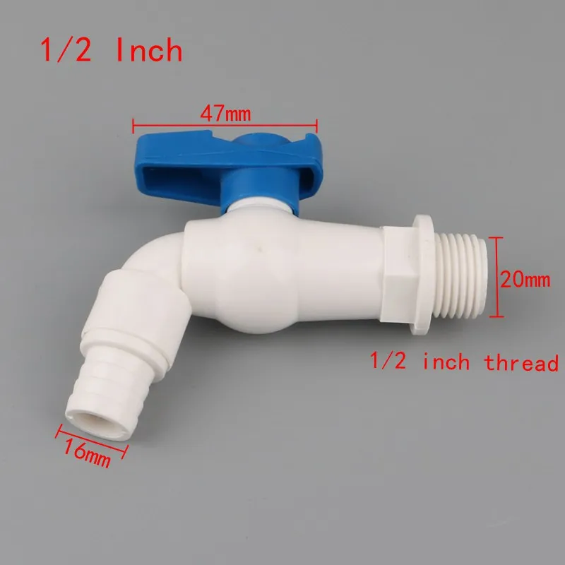 1 шт. 1/2 3/4 дюймовый наружный кран DN15 DN20 до 16 мм мягкий шланг 1/" 3/4" кран для полива сада стиральная машина