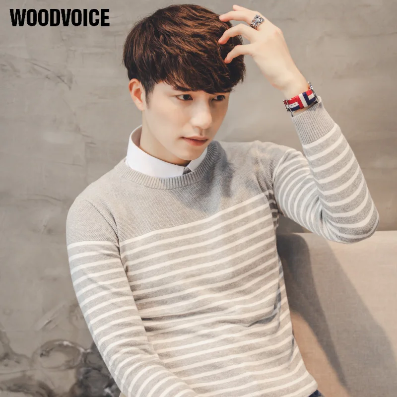 Woodvoice New Brand Clothing 100% Cotton Sweater Men O