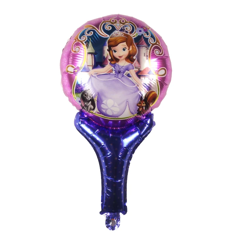 Горячая 1 шт. мини-палка мультфильм пять воздушный шар с принцессой детский душ День рождения праздничные украшения: воздушные шары подарок для девочки воздушный шар