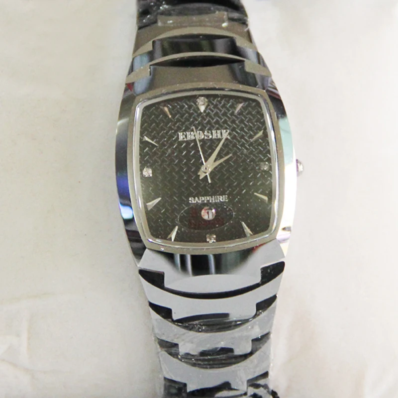 

Quartz Watch Men's Tungsten Steel Butterfly Double Buckle Business Casual 2018 New Moment Sport Wrist Clock Top Brand Luxury