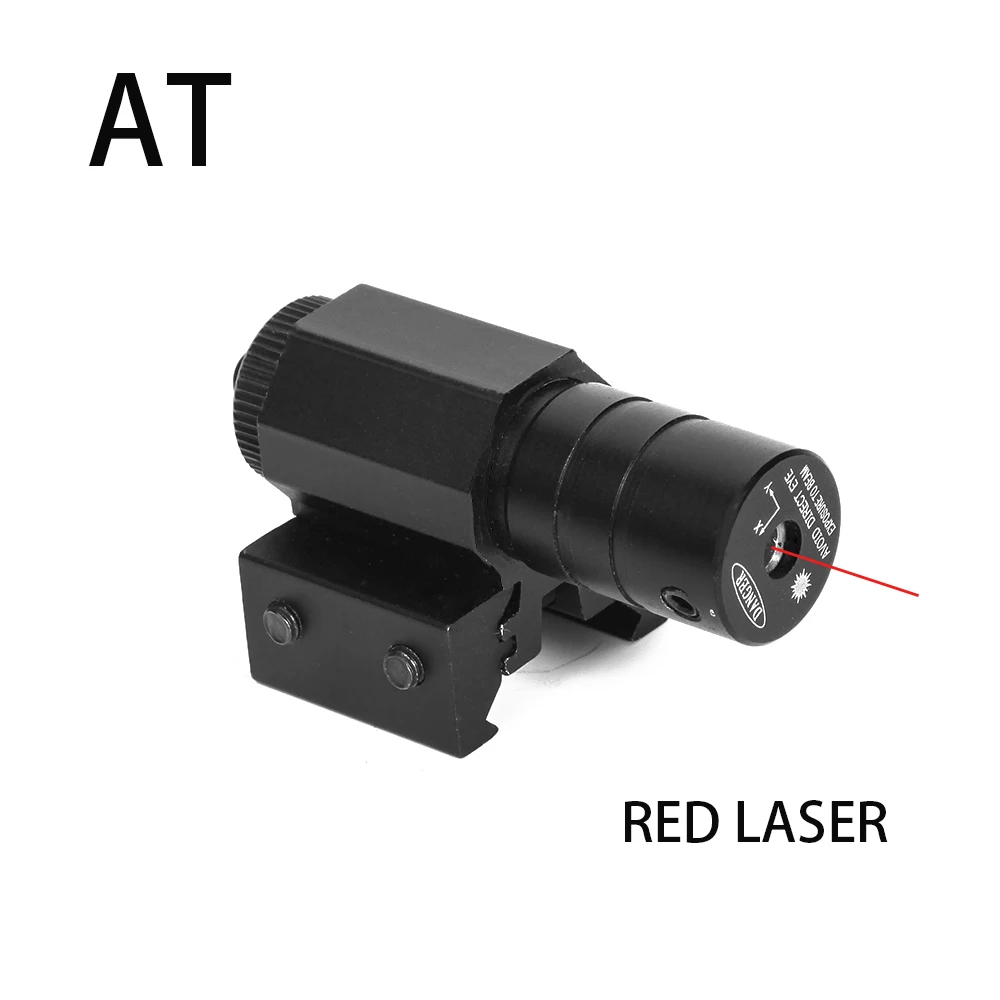 Мини красный точечный лазерный прицел тактический охотничий компактный прицел с 11 мм/20 мм пистолетом Пикатинни Крепление для наружной охоты