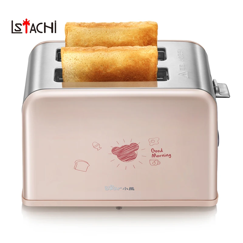 

LSTACHi Household Bread Maker Breakfast machine electrical toaster Cooker stainless steel body Cooking Tools 220V