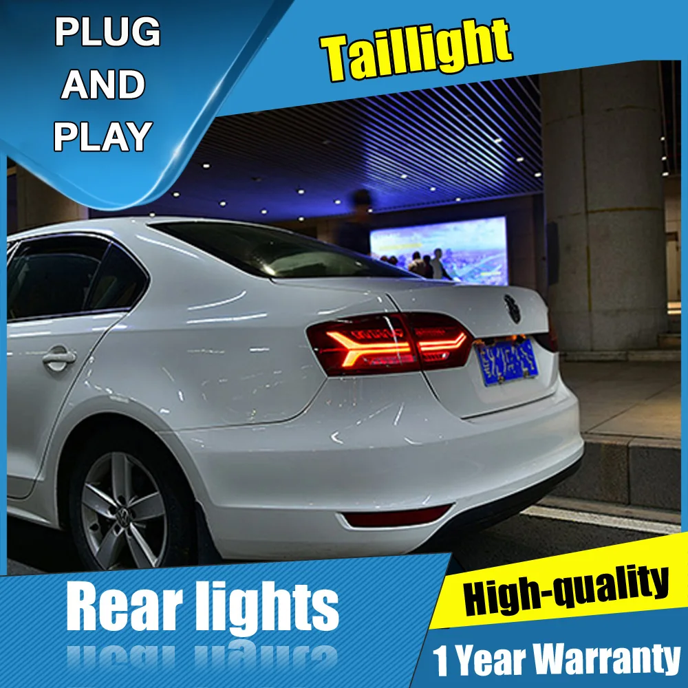 4 шт. стайлинга автомобилей для VW Jetta хвост светильник s 2012 2014 светодиодный задний