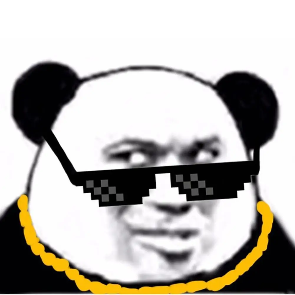 Забавные очки Thug Life 8 бит Pixel Deal With IT солнцезащитные унисекс игрушки для детей и