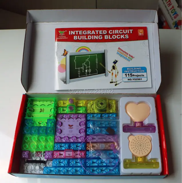 Children Educational Toy Integrated Circuit Building Blocks Electronics