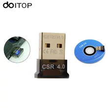 DOITOP Mini USB беспроводной Bluetooth CSR 4,0 Ключ адаптер аудио передатчик Музыка Аудио Bluetooth приемник для ПК XP win7/8/10
