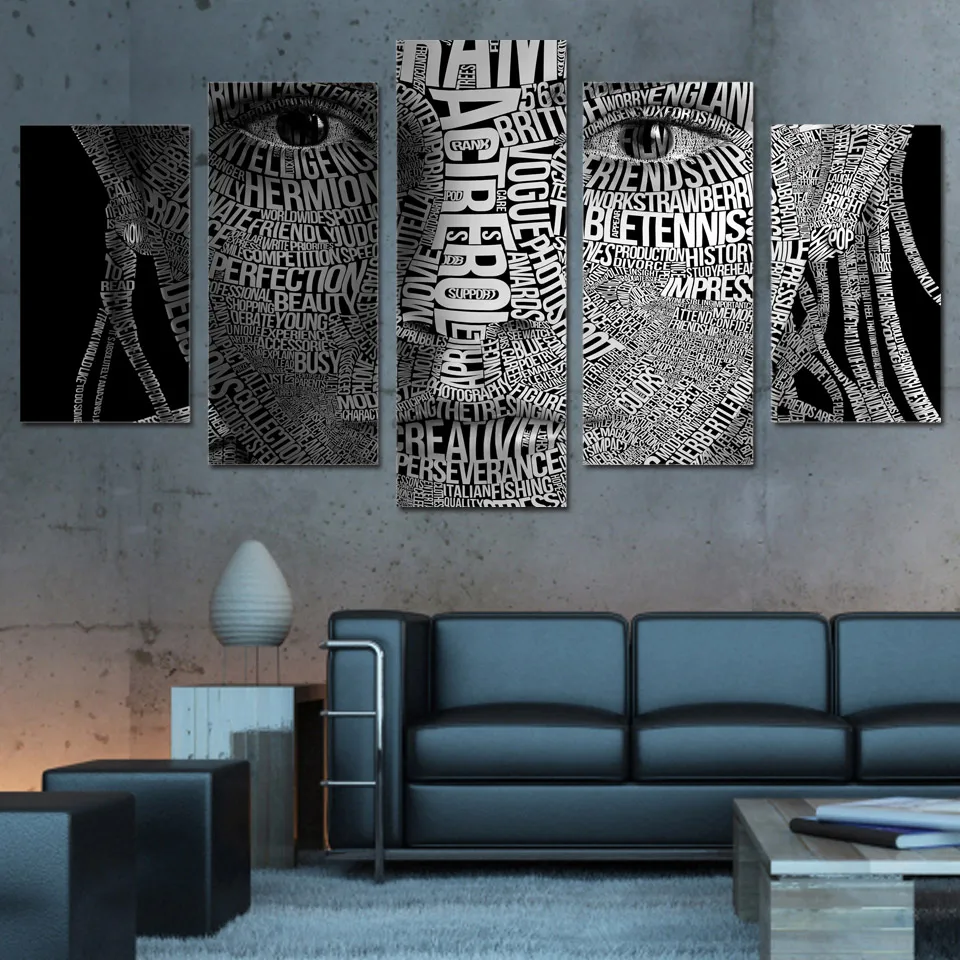 5 шт. Настенная картина с надписью Face|5 piece canvas art|canvas artpainting picture |