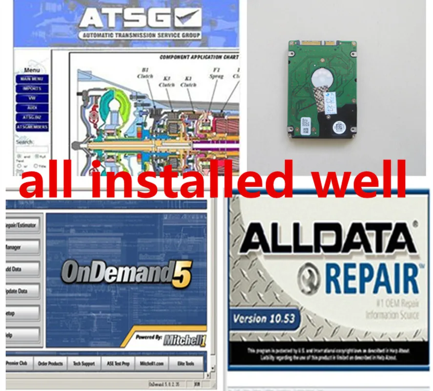 Ready to Use ! Alldata Auto Repair Software 10.53 All data