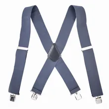 Модные мужские Регулируемые подтяжки для брюк 5 см широкие подтяжки эластичные х образные прочные металлические зажимы ремень аксессуары для одежды