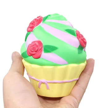 

New Product Simulation Flower Ice Cream Slow Rebound Decompression Venting Toy 6.26