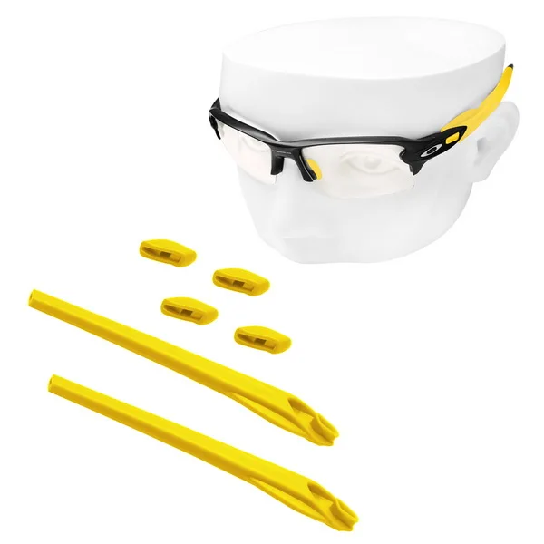 OOWLIT Rubber Kits Nose Pads& Earsocks for Flak 2.0 XL OO9295 Sunglasses - Цвет линз: Yellow Rubber Kit