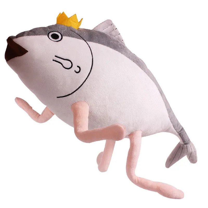 55cm-85cm-Anime-Kantai-Collection-Salted-Fish-King-Plush-Toys-Fleet-Collection-stuffed-plush-Pillow-Cushion