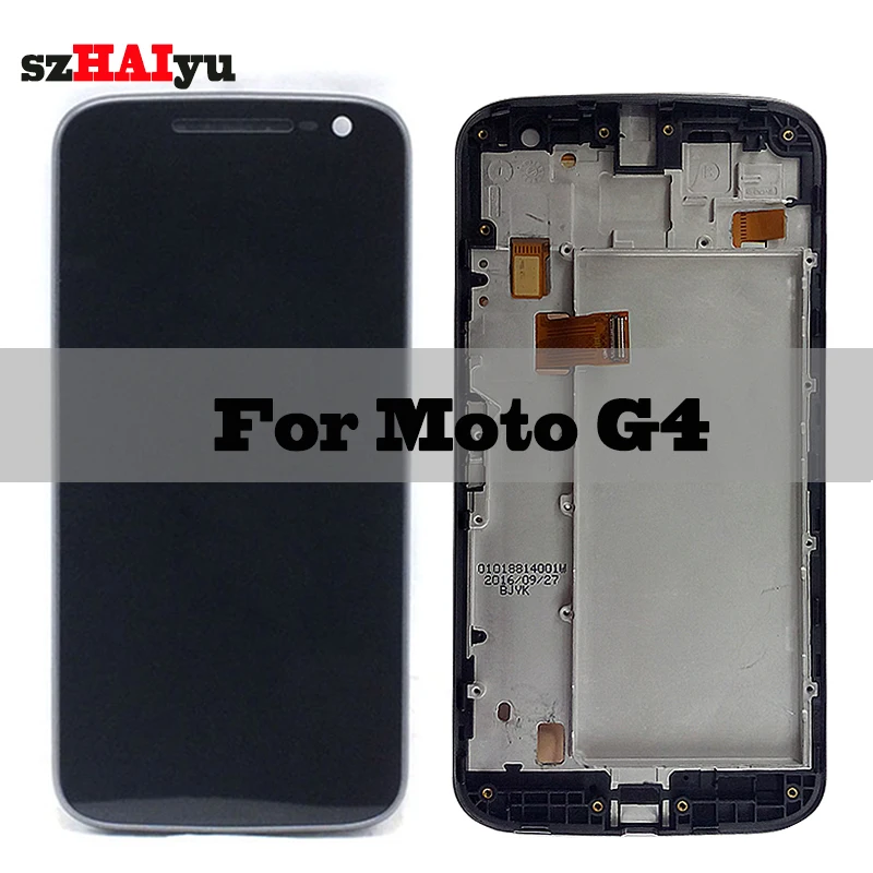 

SZMUGUA 1920x1082 5.5'' LCD For Motorola Moto G4 XT1622 LCD Display Touch Screen Digitizer Panel With Frame