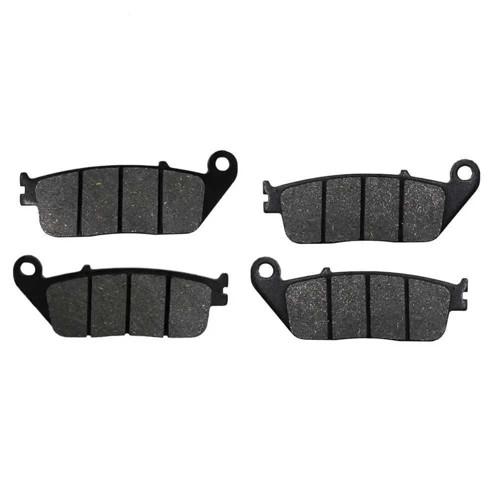 2 Pairs Front Pads Для Suzuki BURGMAN AN650 в 650 2003 2004 2005 2006 2007 2008 2009 2010 2011 2012 2013- мотоциклетные передние и задние тормозные колодки - Цвет: 2 Pairs Front Pads