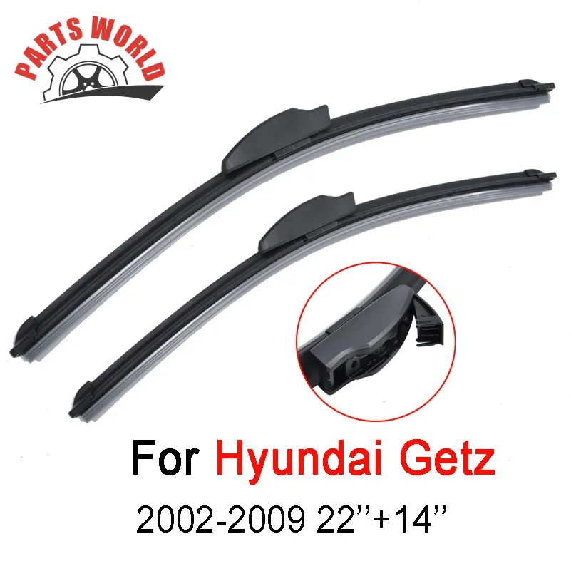 22''+14''Pair Windscreen Front Wiper Blades For Hyundai Getz 2002 2009