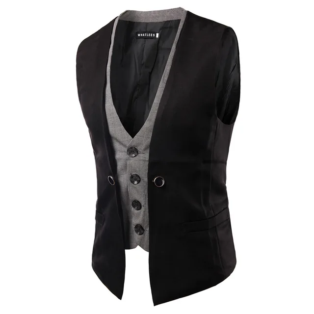 Buy Men Vest Suit Waistcoats British Style Wedding