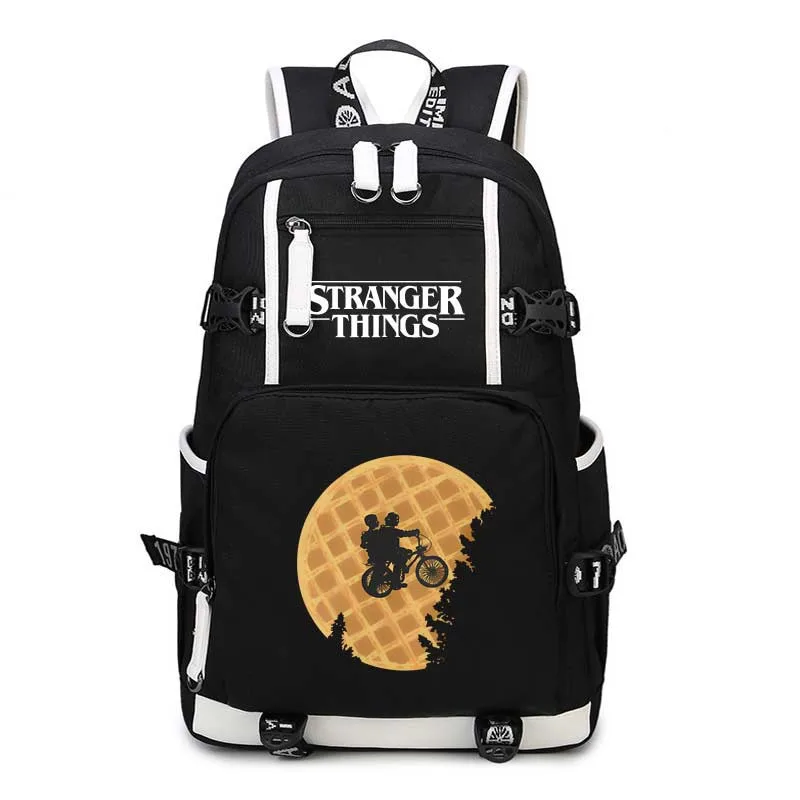 Stranger Things Book Backpack Student School Bag Notebook Backpack