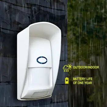 

CT70 Outdoor Waterproof Wireless PIR sensor Infrared Motion Detector 433Mhz pet Immune Anti-Pet for Home Security Alarm System