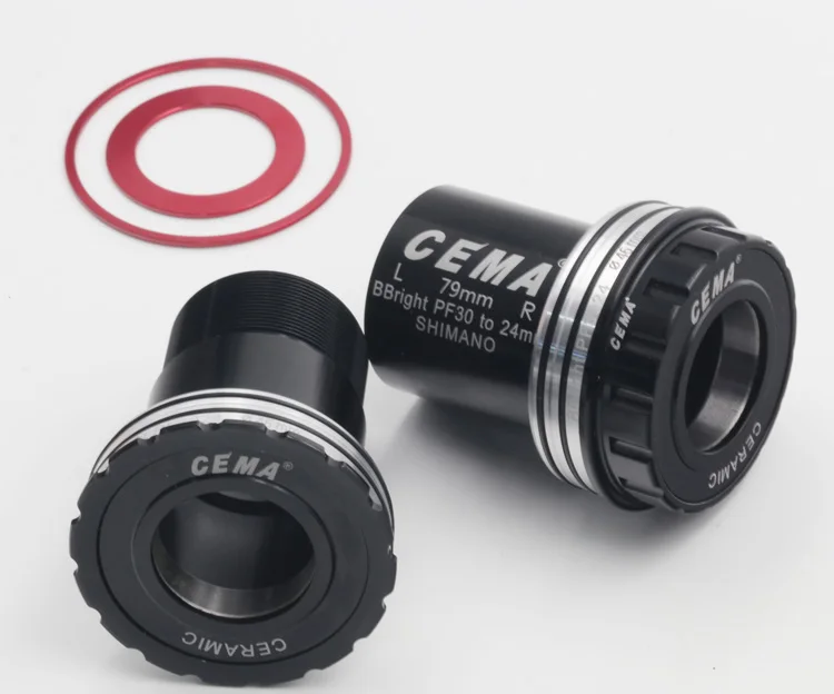 CEMA резьбовых bb7946 BBRIGHT каретка велосипед Велосипедный Спорт каретка 24 мм* 24 мм для Cervelo