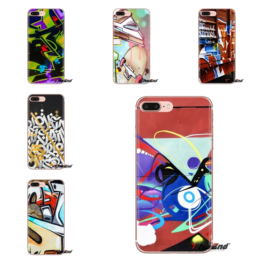 Soft Transparent Shell Covers For LG G3 G4 Mini G5 G6 G7 Q6 Q7 Q8 Q9 V10 V20 V30 X Power 2 3 K10 K4 K8 2017 Wallpaper Graffiti |