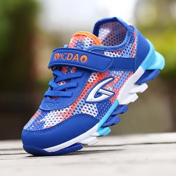 

2018 Summer New Style Kids Running Shoes Mesh Breathable Boys Trainers Girls Sport Shoes Lightweight Children's Outdoor Sneakers