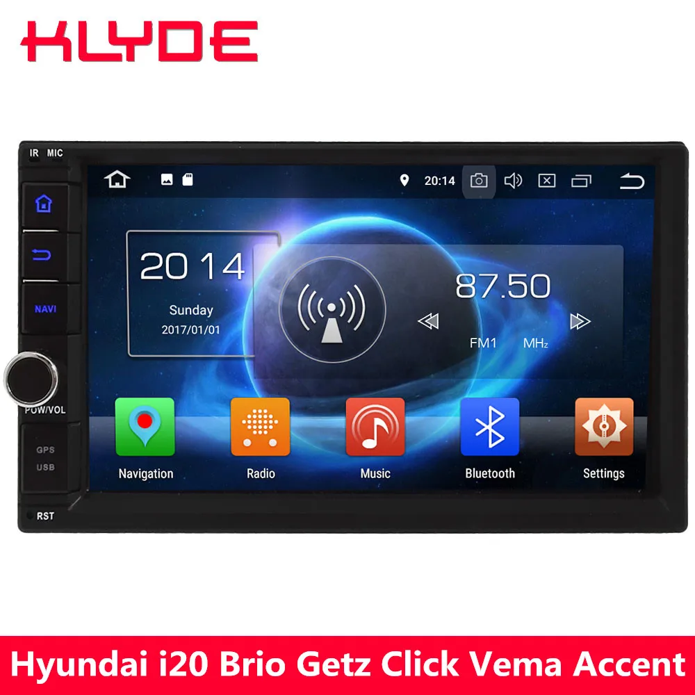 KLYDE 7 Octa Core 4G Android 8 0 4GB RAM 32GB ROM 2Din Universal Car DVD