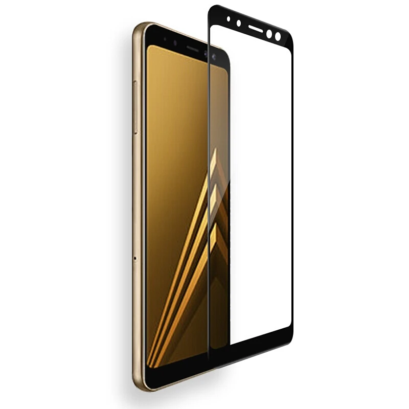 9H Защитная пленка для экрана Samsung A8 Plus A7 A5 A6 2018 A320 Galaxy J4 J2Pro J6 J7 Duo полное покрытие