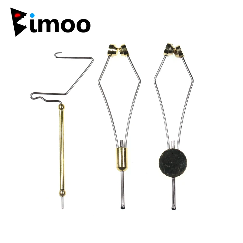 Bimoo جديد ذبابة ربط سوط التشطيب ذبابة ربط بكرة خيط حامل الصيد Fllies إغراء الطعم صنع معالجة أدوات
