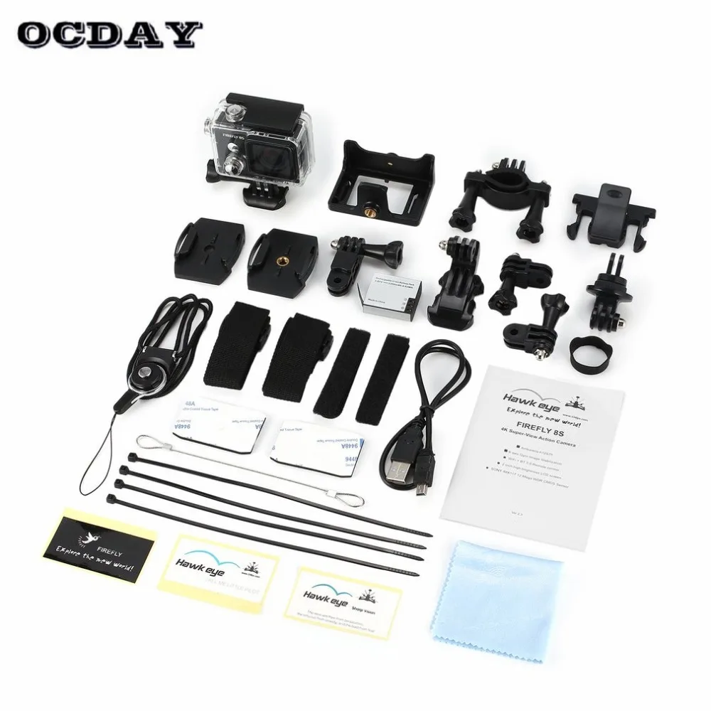 

Hawkeye Firefly Waterproof 8S 4K 30fps Wide Angle Bluetooth Wifi HD Action Sports Camera 170FOV Wide Angle Cam for RC Drone ti