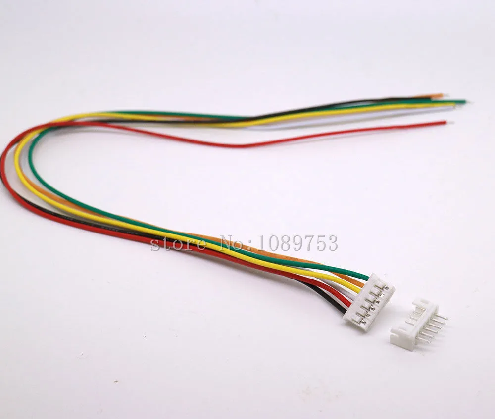 20 комплектов Mini Micro JST 2 0 PH 6 контактный разъем с проводами кабели 300 мм|plug connector|plug