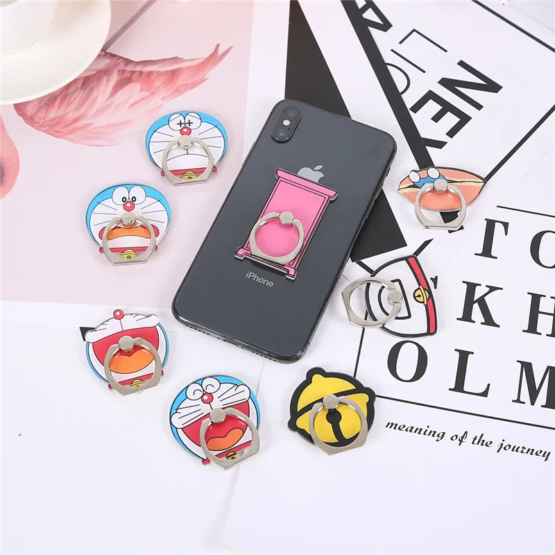 

Phone Holder Universal Handy holder Epoxy Fold Lazy Air Finger Stand 3D Korea Cartoon Cacao Qute Animas Ryan Apeach Muzi