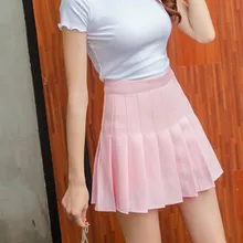Юбка-плиссе, мини-юбка, Harajuku, консервативный стиль, каваи, женская сексуальная школьная форма Jupe Faldas, милые женские Saia