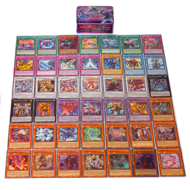 Английские игровые карты Yu Gi Oh детские картонные японская игра юджиох для