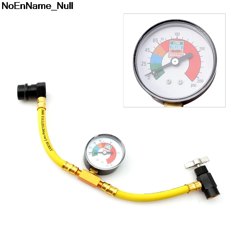 NoEnName_Null1/2" R134a Refrigerant Recharge Hose Can Tap Car Air