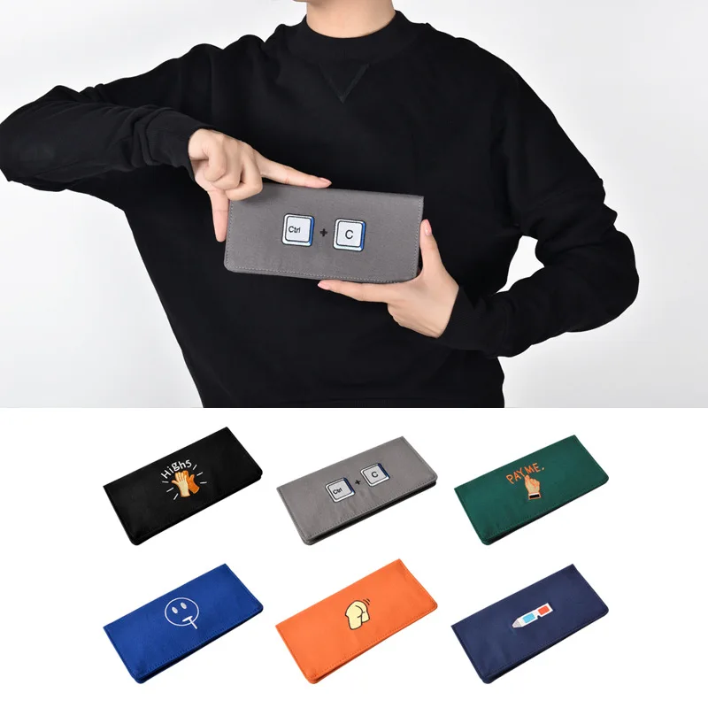 

Fashion Printing Women Wallets Canvas Women Change Hasp Purses High Quality Long Wallet Female Clutch Card Holder Coins Pocket