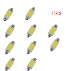 10 шт./лот сигнальные лампы 31 мм, 36 мм/39 мм/41 мм автомобилей COB 3 Вт DC12V интерьер автомобиля светодиодный лампы Интерьер Потолочные плафоны