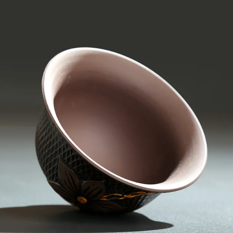 Новый год Фиолетовый Глиняный чай Tureen Teaware Аксессуары Украшение дома бойфренд