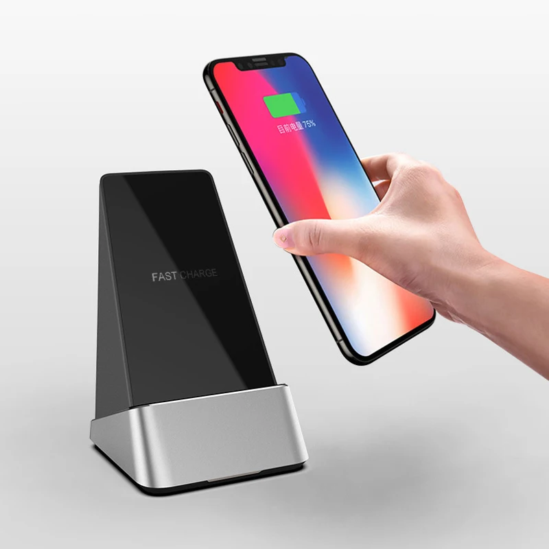 

15W Qi Wireless phone holder charger For huawei meta20Pro stand wireless charger for iphone xs max x 8 plus samsung note9 s9 s8