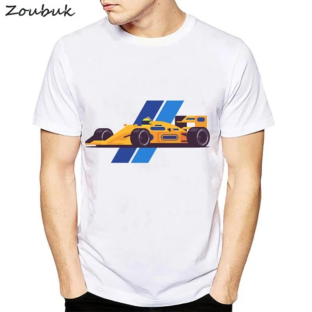 All F1 Ayrton Senna sennacars t shirt men Cars Fans male cool T shirt ...