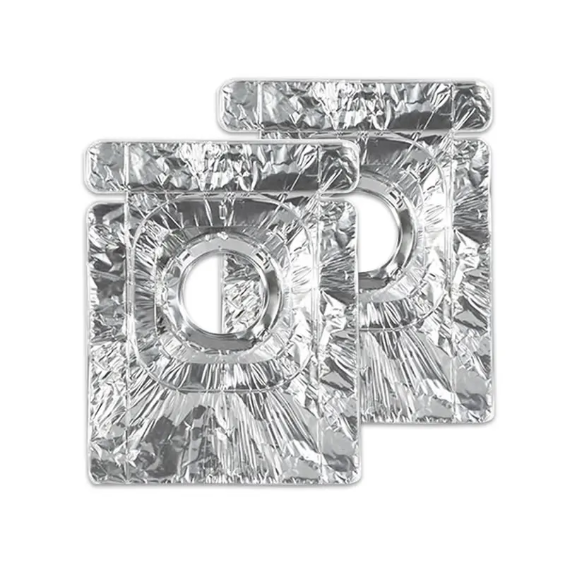 2PCS Aluminum Foil Gas Stove Burner Cover Aluminium Foil Protector