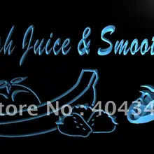LK690-свежий сок смузи напиток кафе светодиодный неоновый свет вывеска домашний декор ремесла