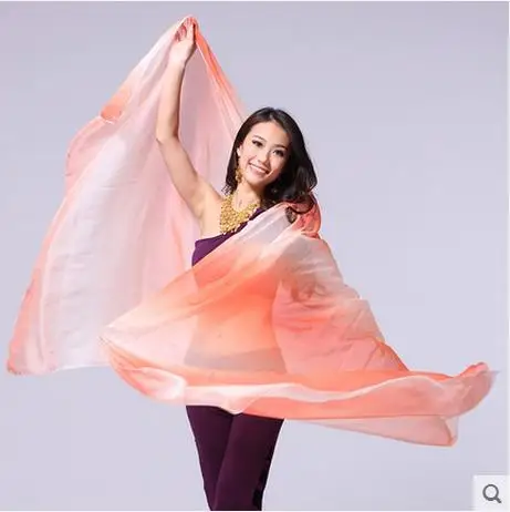 

Belly dance accessories senior IMITATED SILK FABRIC 2.5*1.2m belly dance veils for women belly dance carf