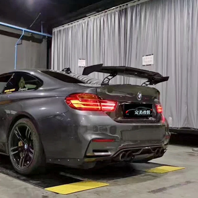 Car Styling Exterior Carbon Fiber Modified Rear Spoiler Tail Trunk