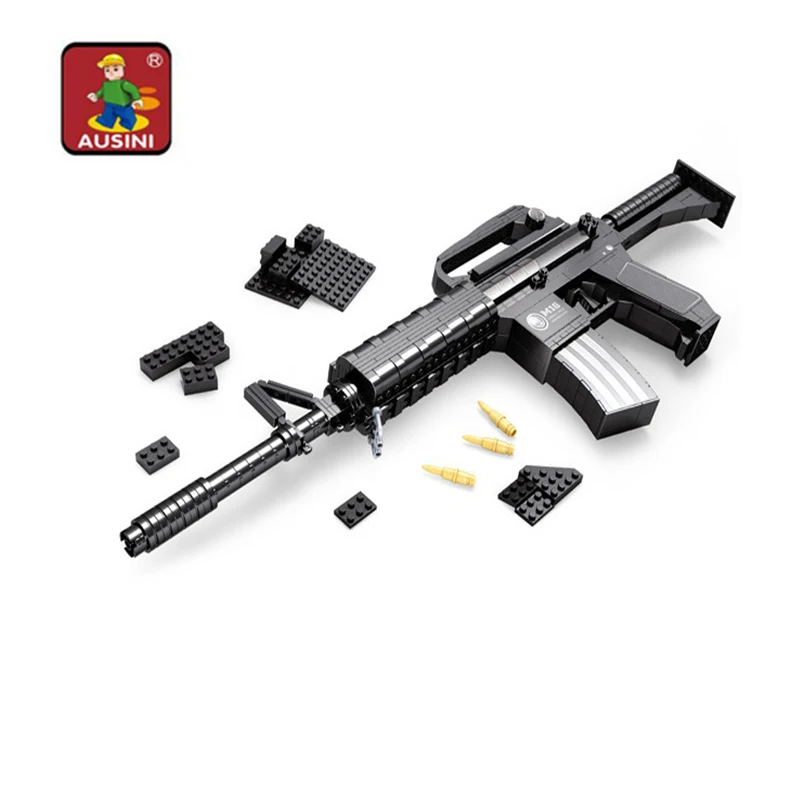 Buy Ausini 524 Pcs Building Blocks Guns Model Building