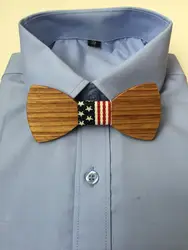 Высокое качество ручной работы формальный коммерческий деревянный галстук мужской сплошной Цвет брак Галстуки для Для мужчин бабочка