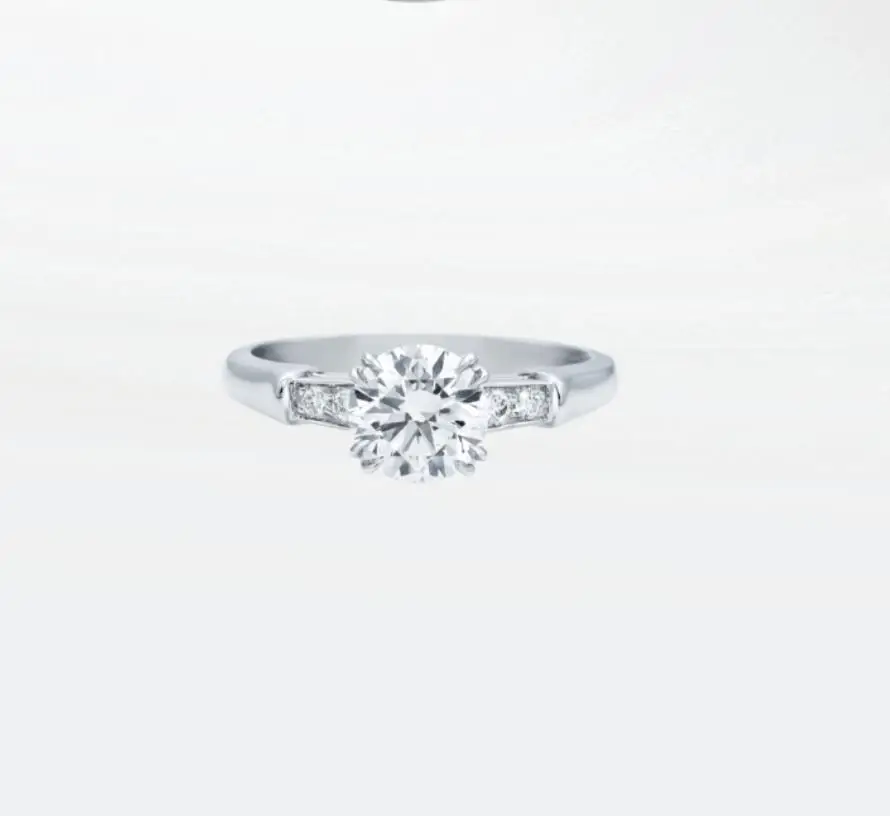 

Custom ring order 1ct heart moissanite two tone gold color 3mm width band. and 1ct round moissanite ring all in 10K