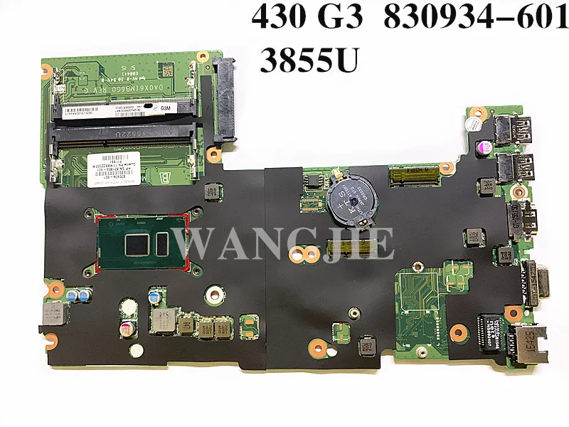 Материнская плата для ноутбука HP 440 G3 430 830934 001 501 601 DA0X61MB6G0 100% полностью